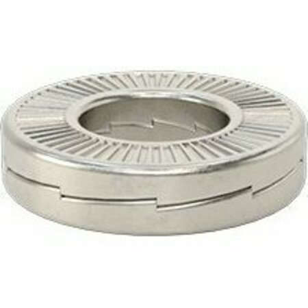 BSC PREFERRED 316 Stainless Steel Wedge Lock Washer for Number 8 and M4 Screw Size 0.17 ID 0.35 OD, 5PK 91812A415
